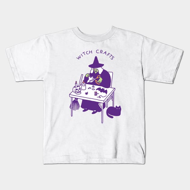 Witch Crafts Kids T-Shirt by obinsun